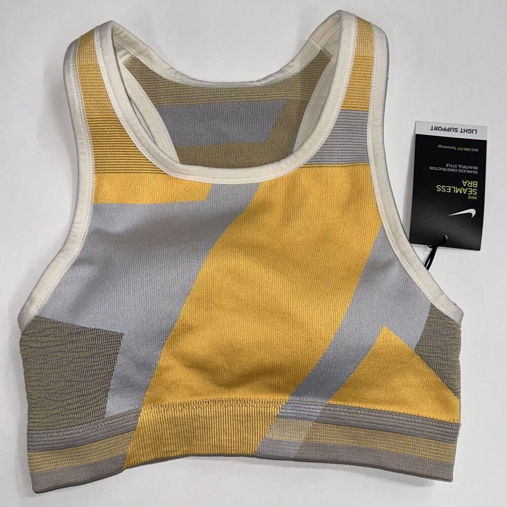 Nike Icon Clash Dri-Fit Seamless Light Support Sports Bra SIZE LARGE CJ0557-110